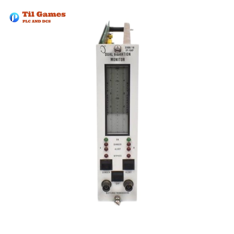 Bently Nevada 3300/16-01-02-00-00-00-00 XY/GAP Dual Vibration Monitor