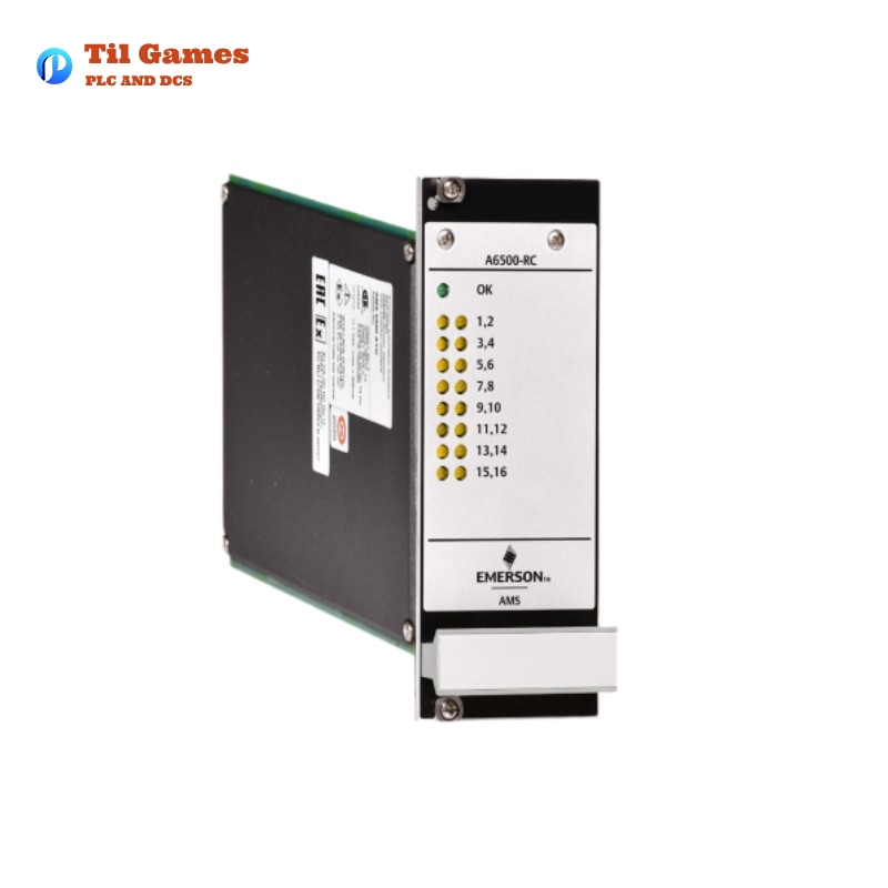 Emerson A6500-RC Machinery Health Systems Relay Card