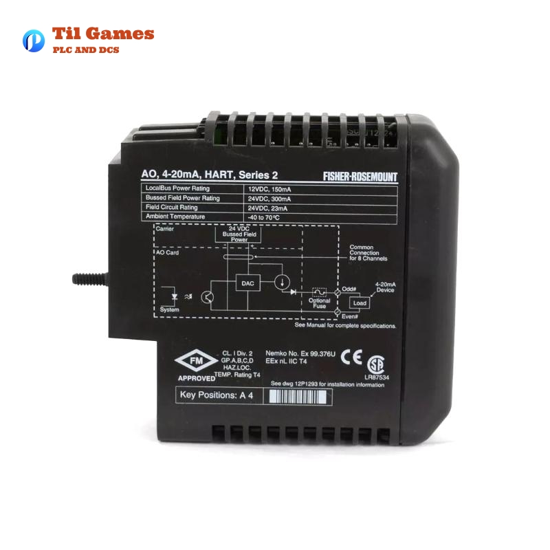 Emerson KJ3221X1-BA1 12P2531X142 DeltaV Analog Output Card