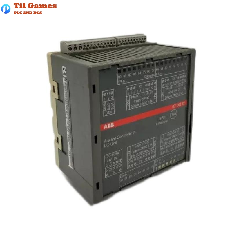 ABB 07DC92 GJR5252400R0101 Digital I/O Module ABB 07DC92 GJR5252400R0101 Digital I/O Module