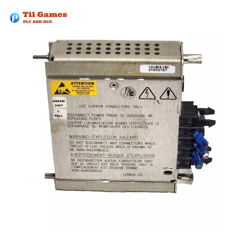 Bently Nevada 3500/15-01-01-00 125840-02 Low Voltage AC Power Input Module