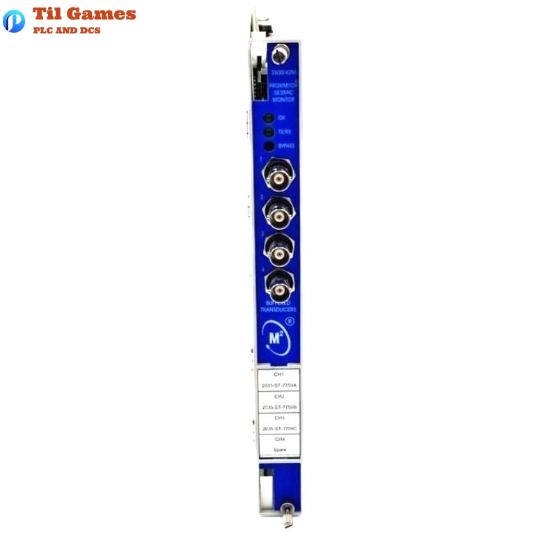 Bently Nevada 3500/42-09-02 140734-02+140471-01 Proximitor Seismic Monitor