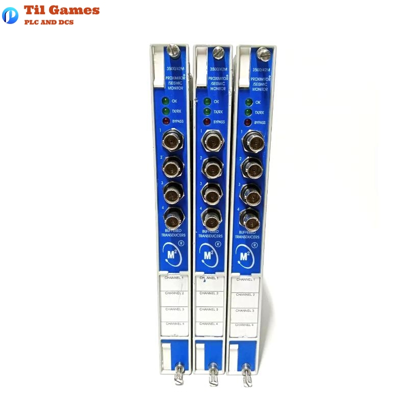 Bently Nevada 3500/42-01-00 176449-02+128229-01 Proximitor Seismic Monitor