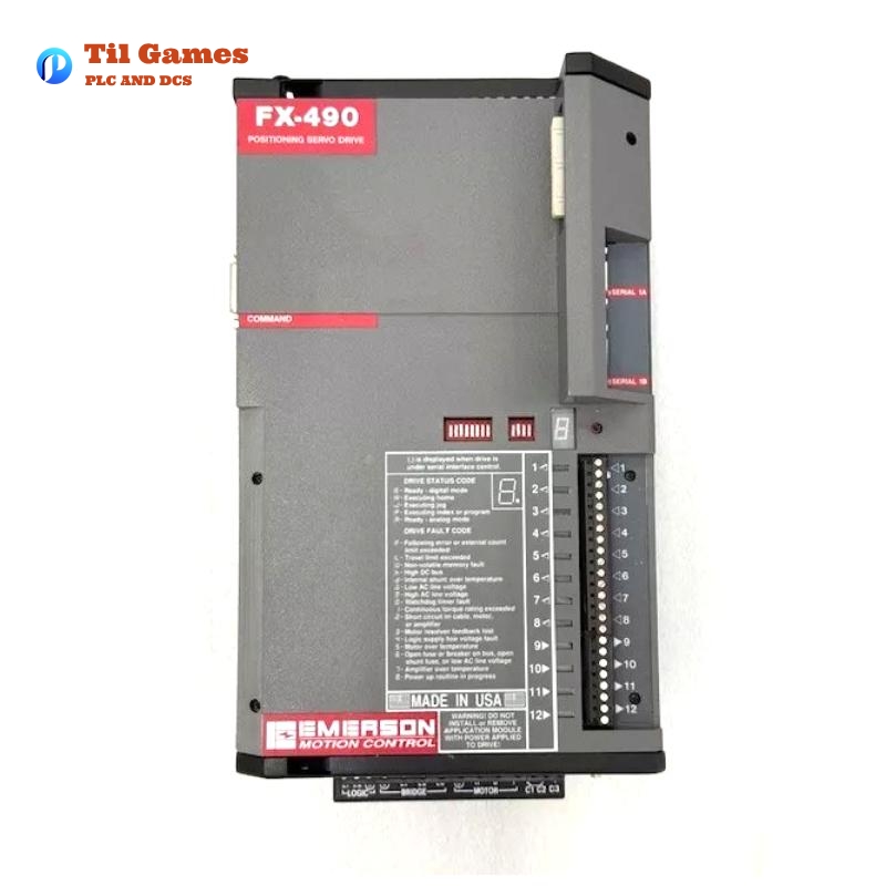 Emerson FX-490 Motion Control Brushless Positioning Servo Drive
