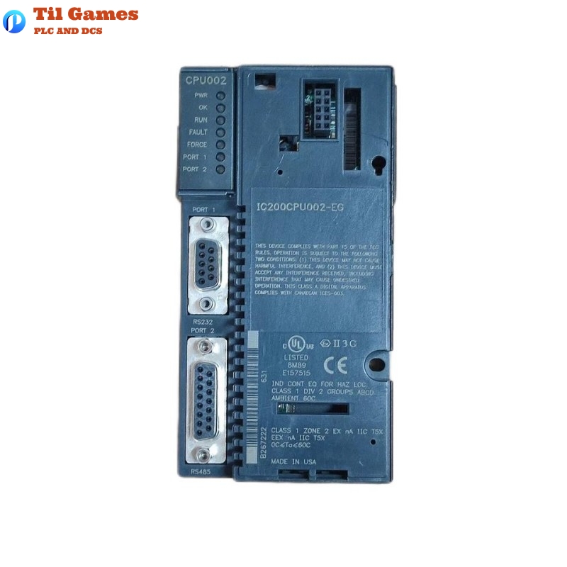 GE IC200CPU002-EG VersaMax PLC CPU Module