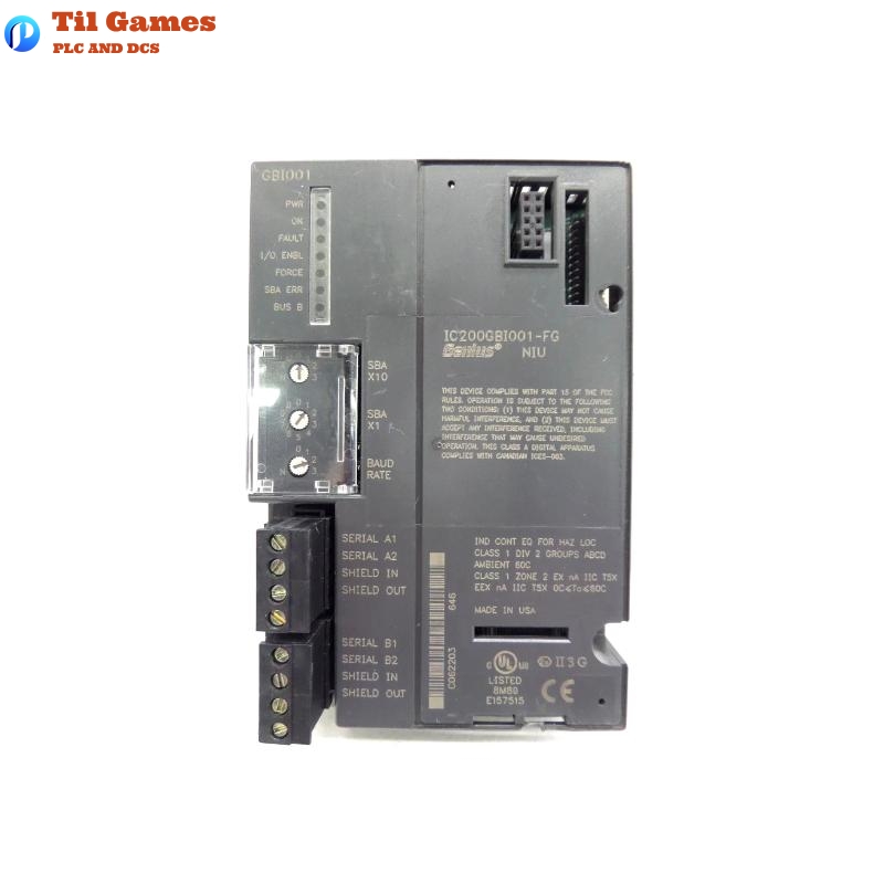 GE IC200GBI001 VersaMax Genius Network Interface Unit