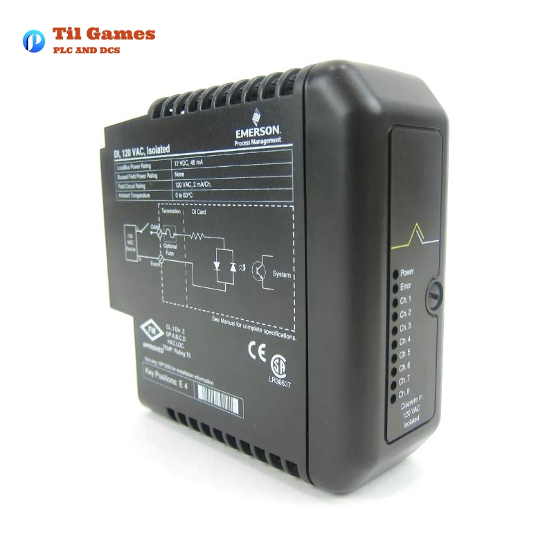 Emerson KJ3001X1-BC1 12P0551X132 VE4001S3T1B1 DeltaV Discrete Input Module