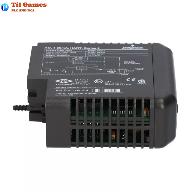 Emerson KJ3221X1-BA1 12P2531X102 DeltaV System Analog Output Module