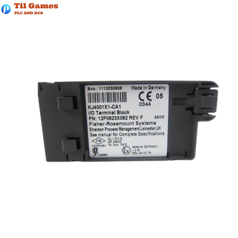 Emerson KJ4001X1-CA1 I/O Terminal Block