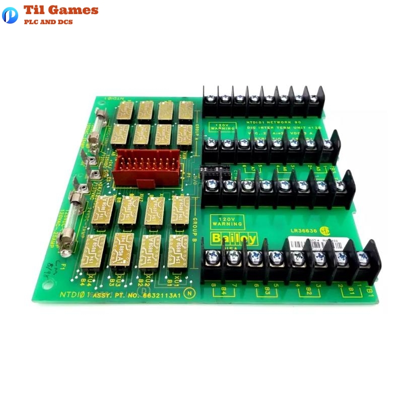 ABB Bailey NTDI01 6632113A1 Infi 90 Digital I/O Termination Unit