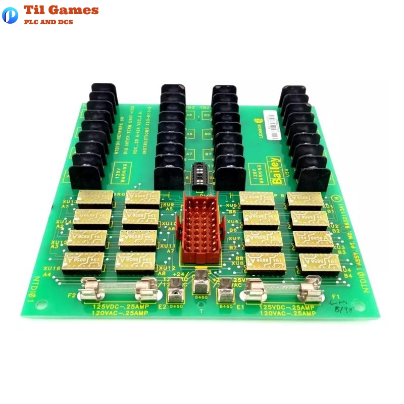 ABB Bailey NTDI01 6632113A1 Infi 90 Digital I/O Termination Unit