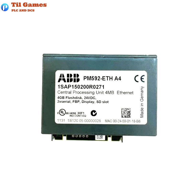 ABB PM592-ETH 1SAP150200R0271 AC500 Processor Module