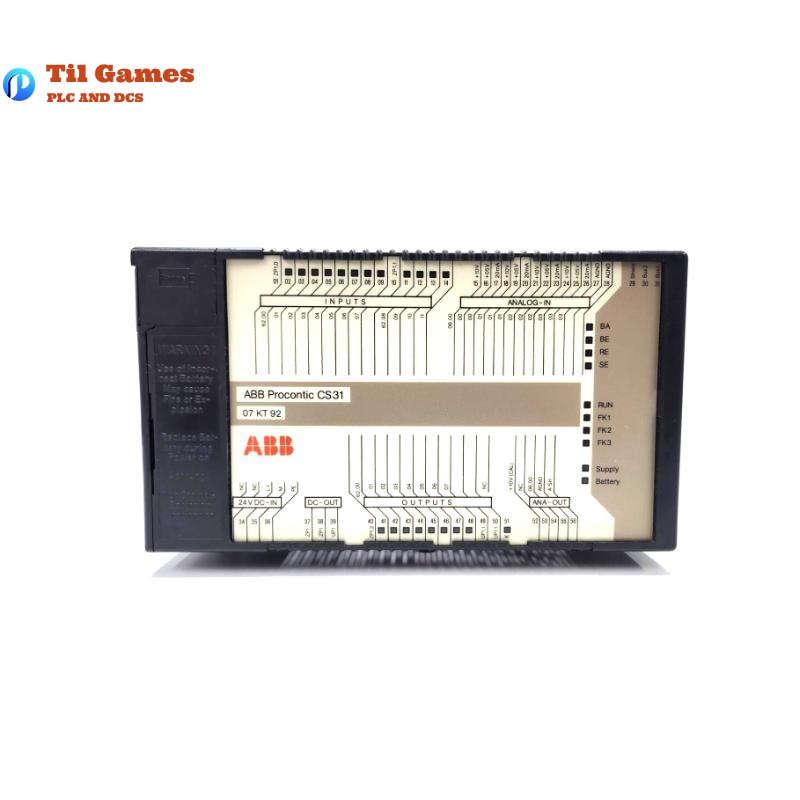 ABB 07KT92 GJR5250500R0262 Procontic CS 31 Central Processing Unit