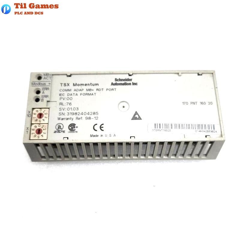 Schneider 170PNT16020 Modbus Plus Communication Adaptor