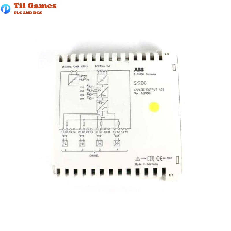 ABB AO910S 3KDE175531L9100 S900 I/O system Analog Output Module
