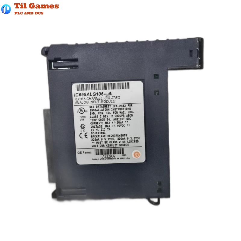 GE IC695ALG106 PACSystems RX3i Isolated Analog Input Module