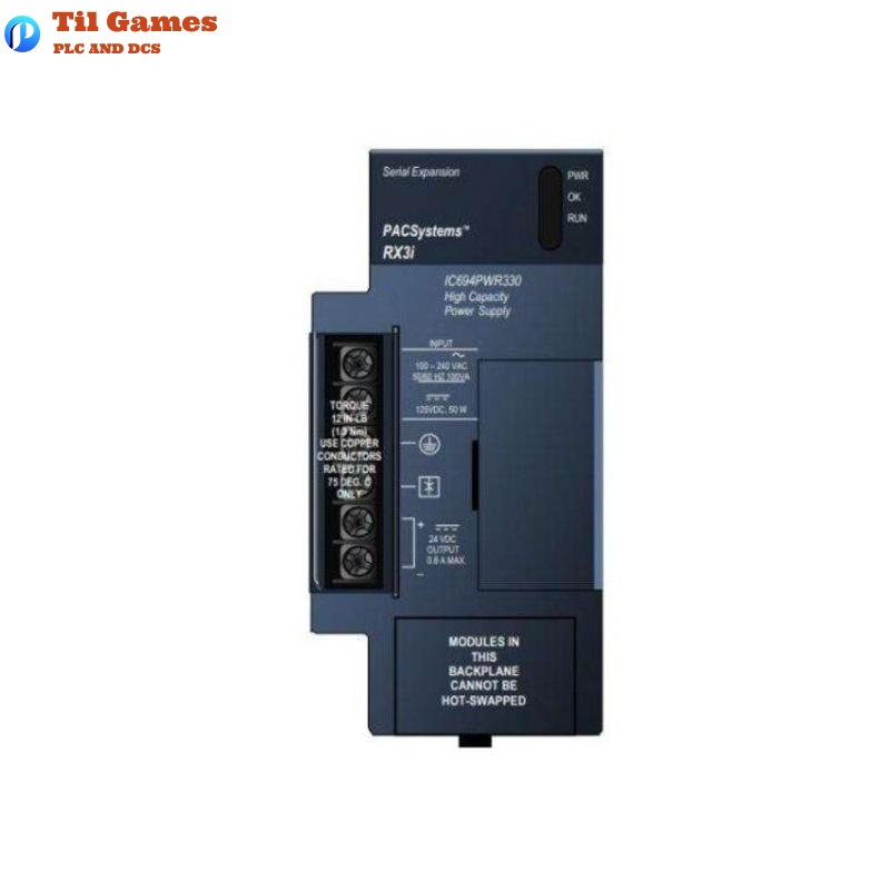 GE IC694PWR321 PACSystems RX3i Power Supply Module