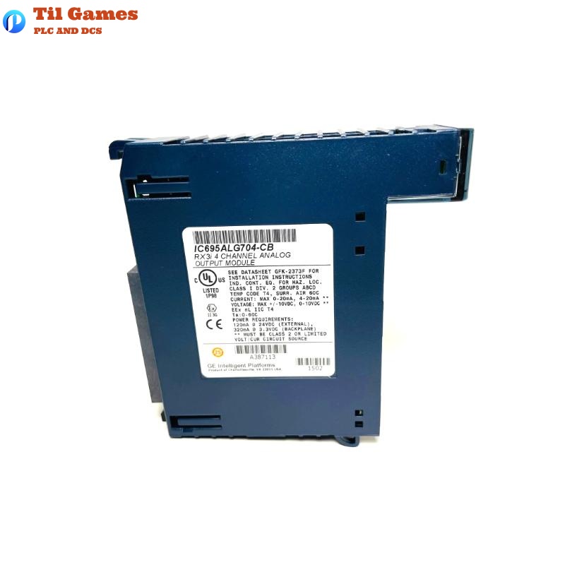 GE IC695ALG704 PACSystems RX3i Non-Isolated Analog Voltage/Current Output Module