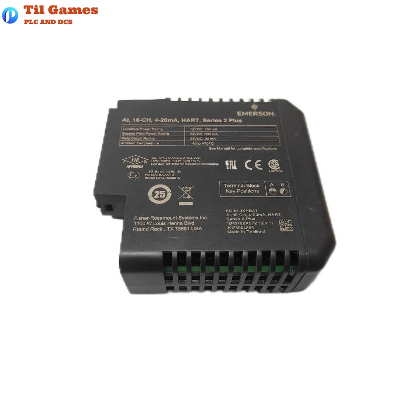 Emerson KC3010X1-BA1 Analog Input Module