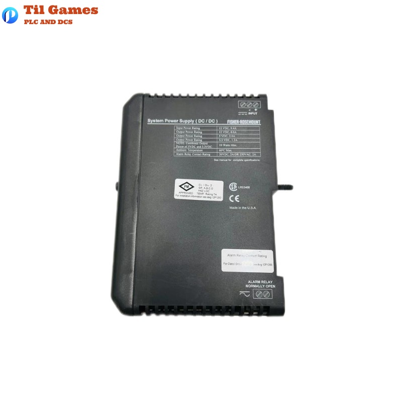 Emerson KJ1501X1-BB1 DeltaV System Passthrough Power Supply Module