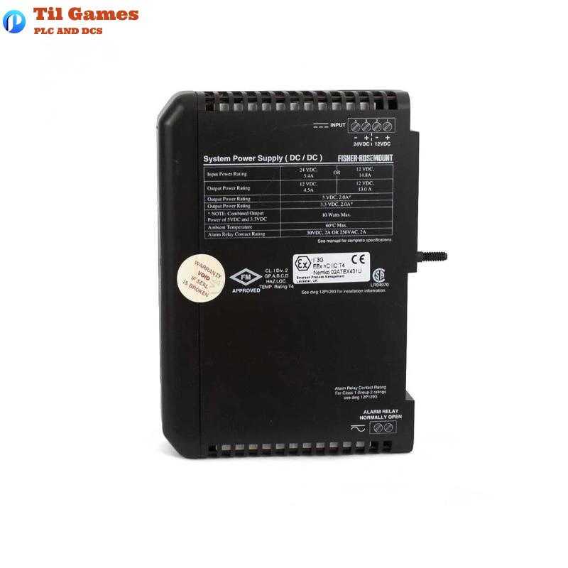 Emerson KJ1501X1-BC1 DeltaV System Power Supply Module