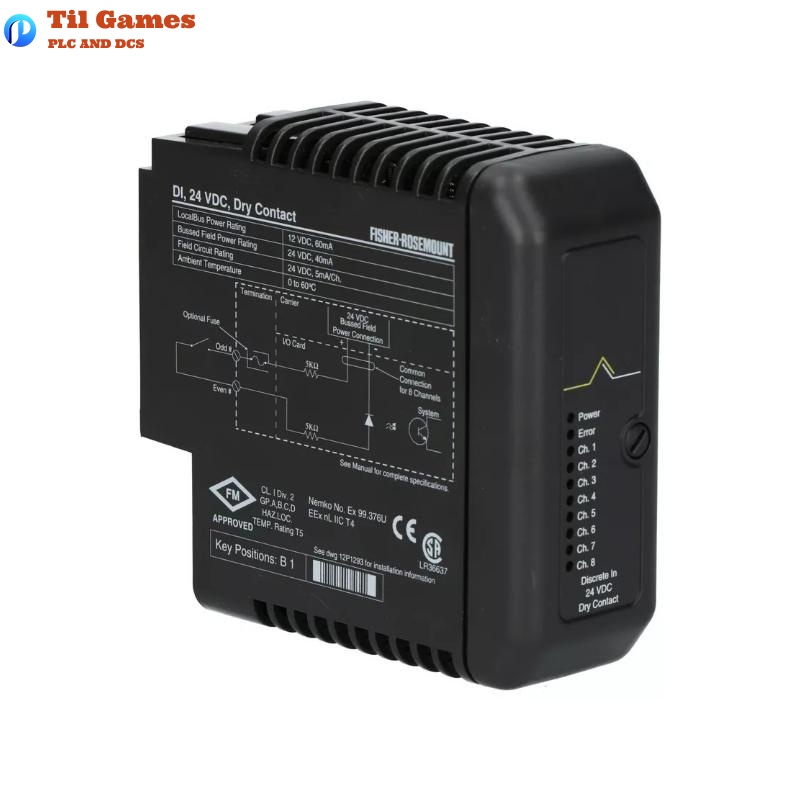 Emerson KJ3001X1-BB1 DeltaV Digital Input Card