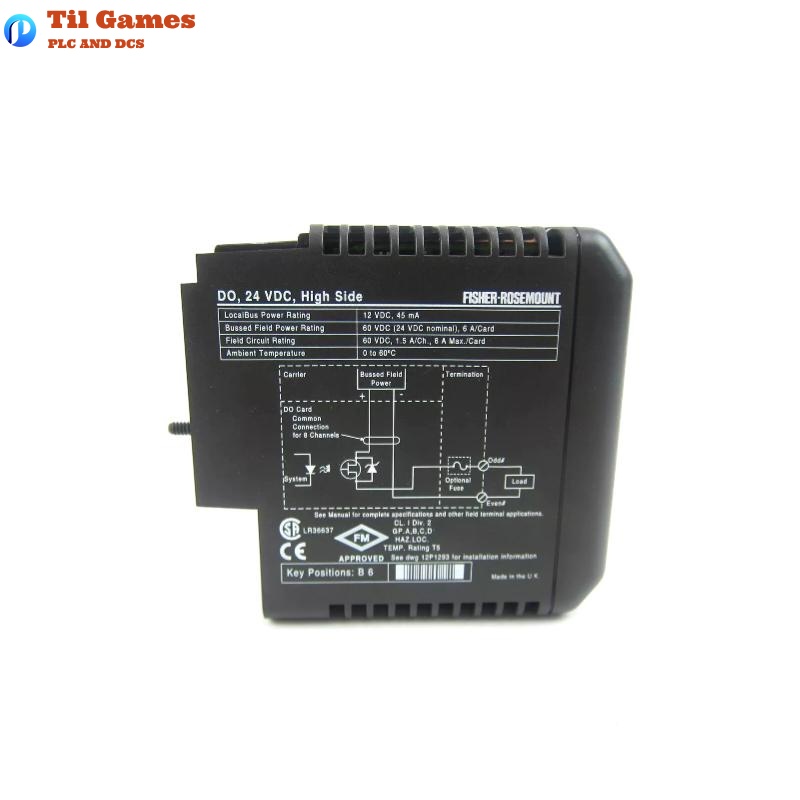 Emerson KJ3001X1-BJ1 DeltaV High Side Discrete Output Module