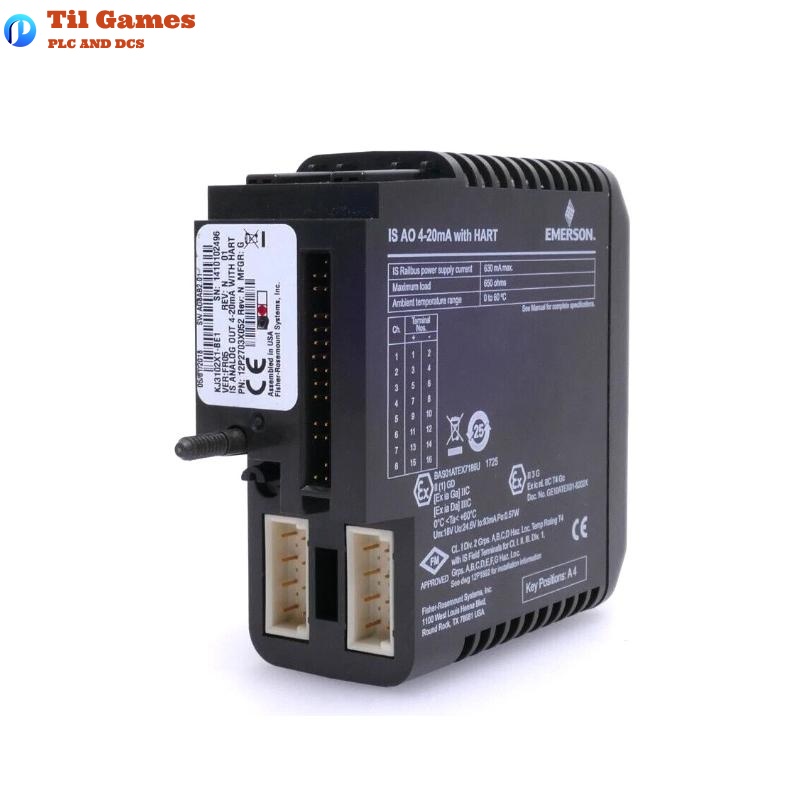 Emerson KJ3102X1-BE1 DeltaV Safe Analog Output Card