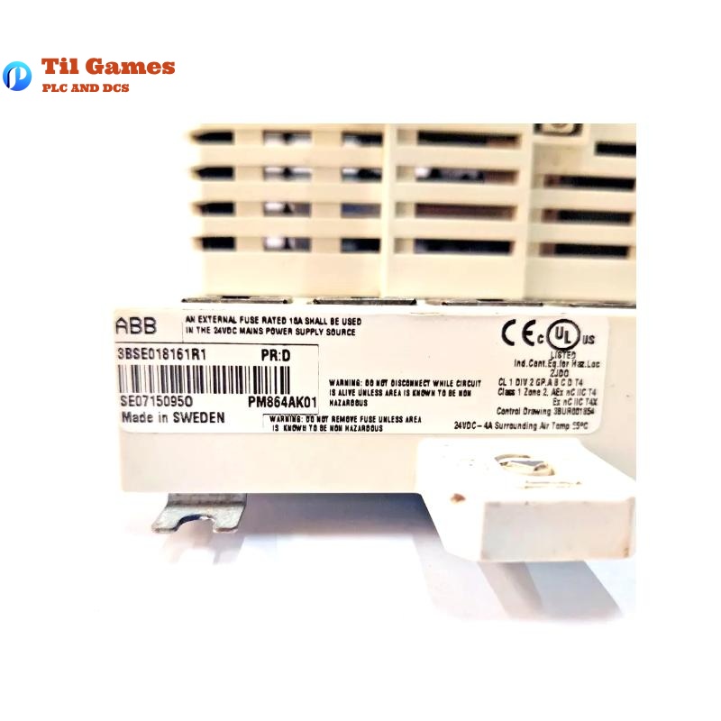 ABB PM864AK01 3BSE018161R1 AC 800M Controllers Processor Unit