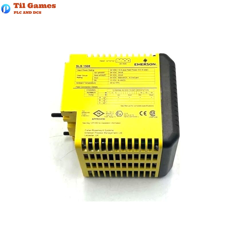 Emerson SLS1508 (KJ2201X1-BA1+KJ2201X1-HA1) DeltaV SIS Logic Solver