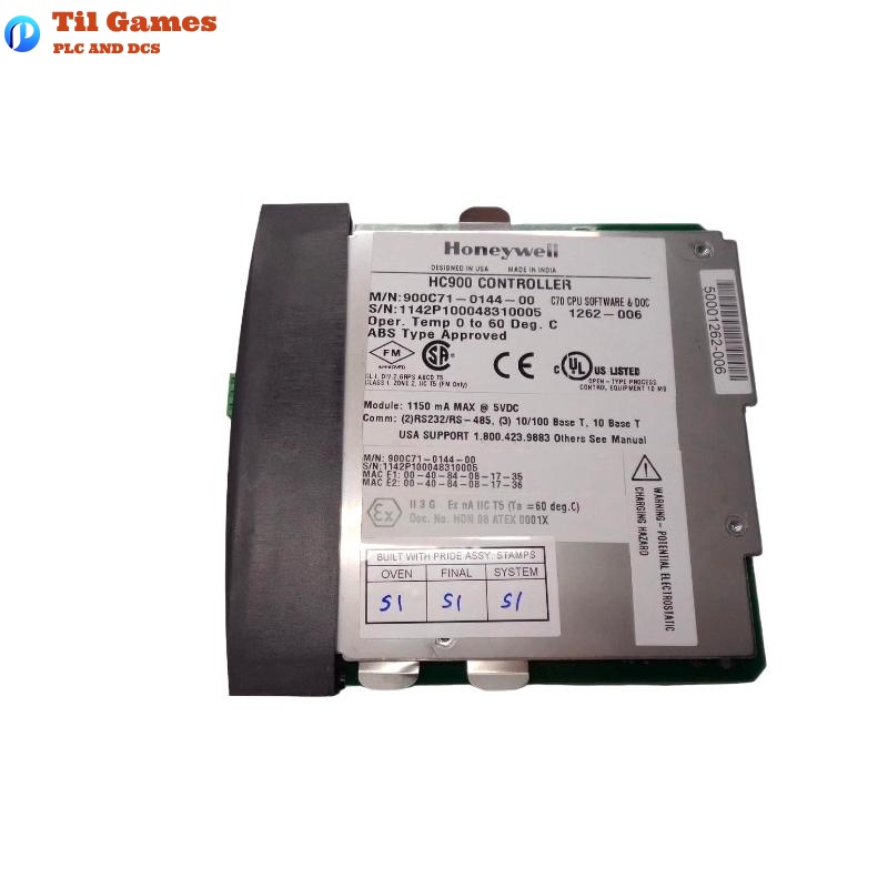 Honeywell 900C71-0144-00 Controller C70 CPU Module