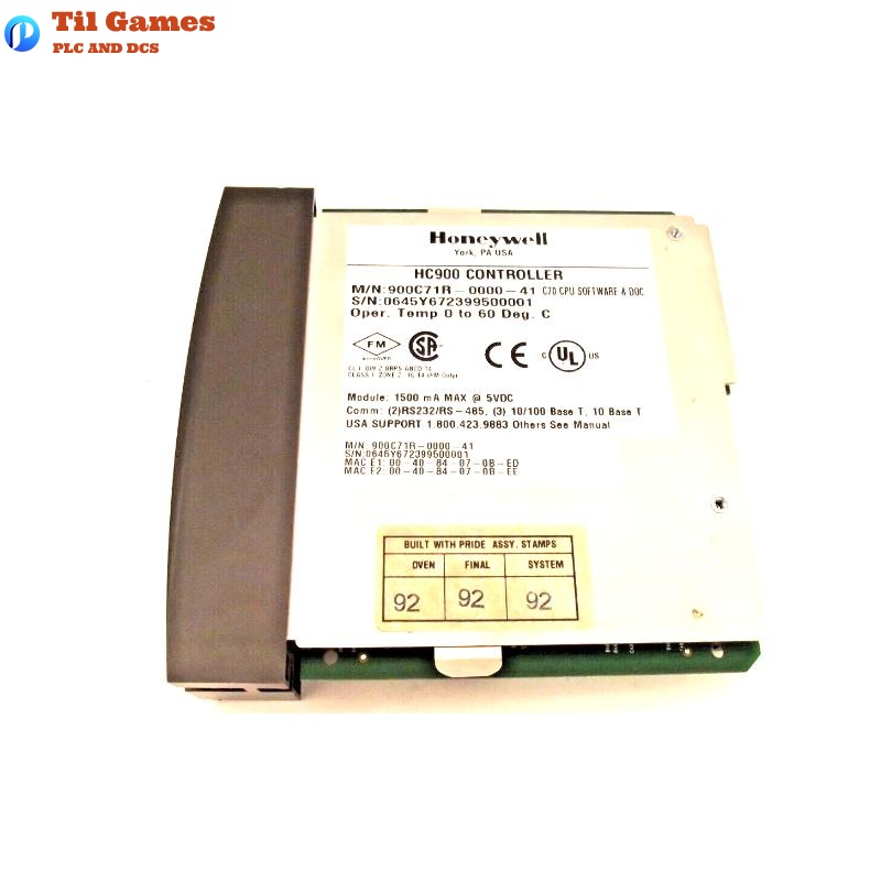 Honeywell 900C71R-0000-10 Controller C70 CPU Module