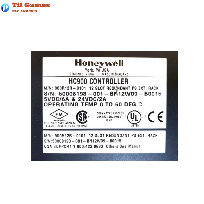 Honeywell 900R12R-0101 ControlEdge HC900 12 I/O slot Rack