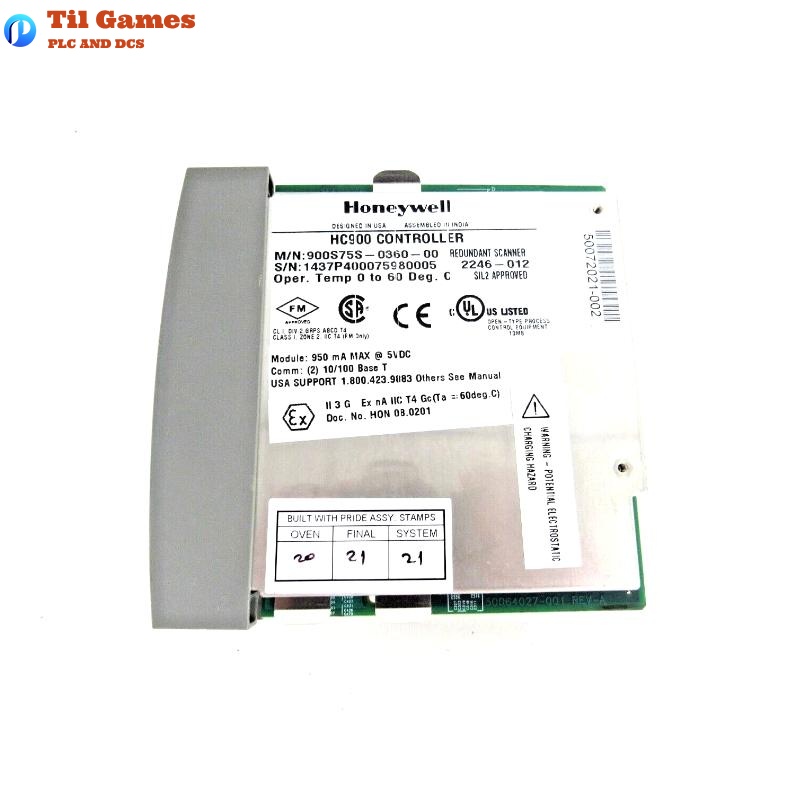 Honeywell 900S75S-0360-00 ControlEdge HC900 I/O Scanner