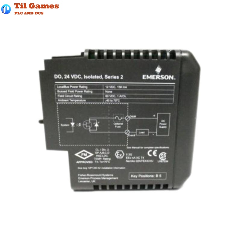 Emerson KJ3208X1-BA1 8-Channel 24 VDC Isolated Digital Output Module Emerson KJ3208X1-BA1 8-Channel 24 VDC Isolated Digital Output Module