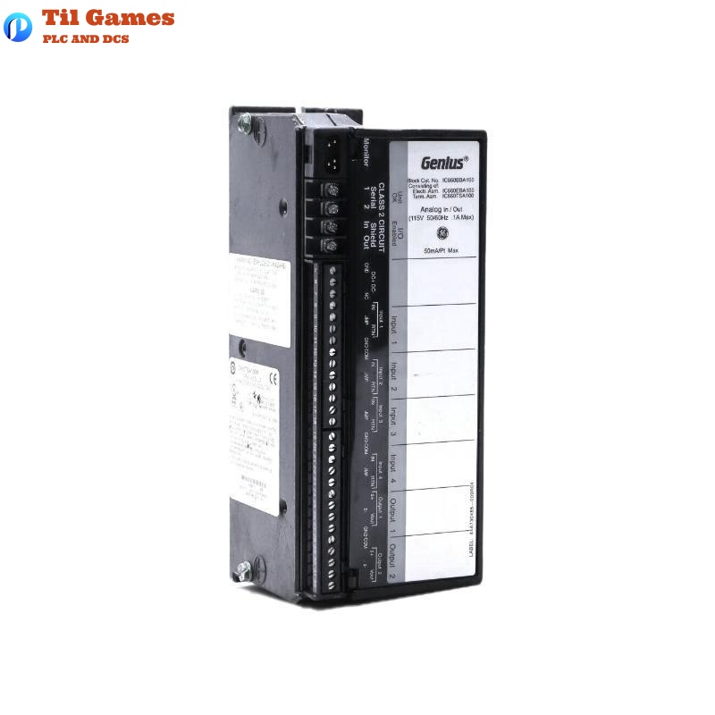 GE IC660BBA100 Genius Analog I/O Block