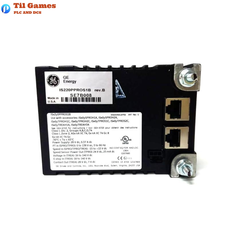 GE IS220PPROS1B Mark VIe Series Emergency Turbine Protection I/O Pack