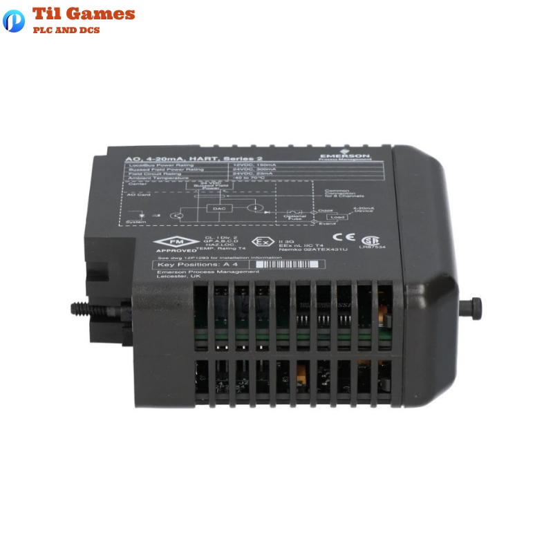 Emerson KJ3221X1-BA1 8-Channel HART Analog Output Module