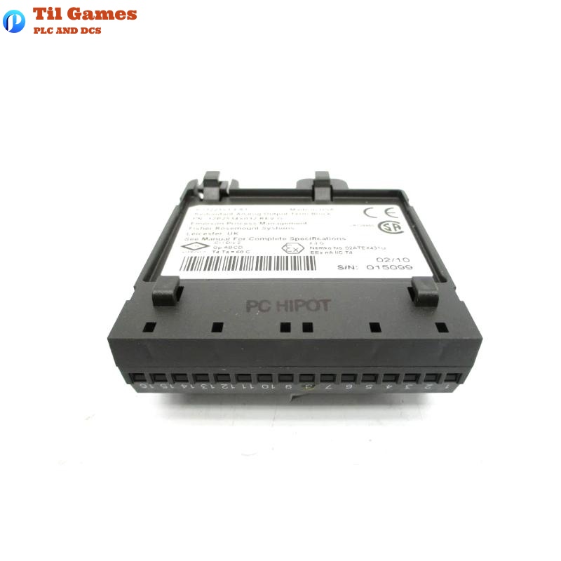 Emerson KJ3221X1-EA1 DeltaV Redundant Analog Output Terminal Block