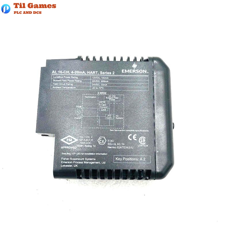 Emerson KJ3223X1-BA1 DeltaV Analog Input Card