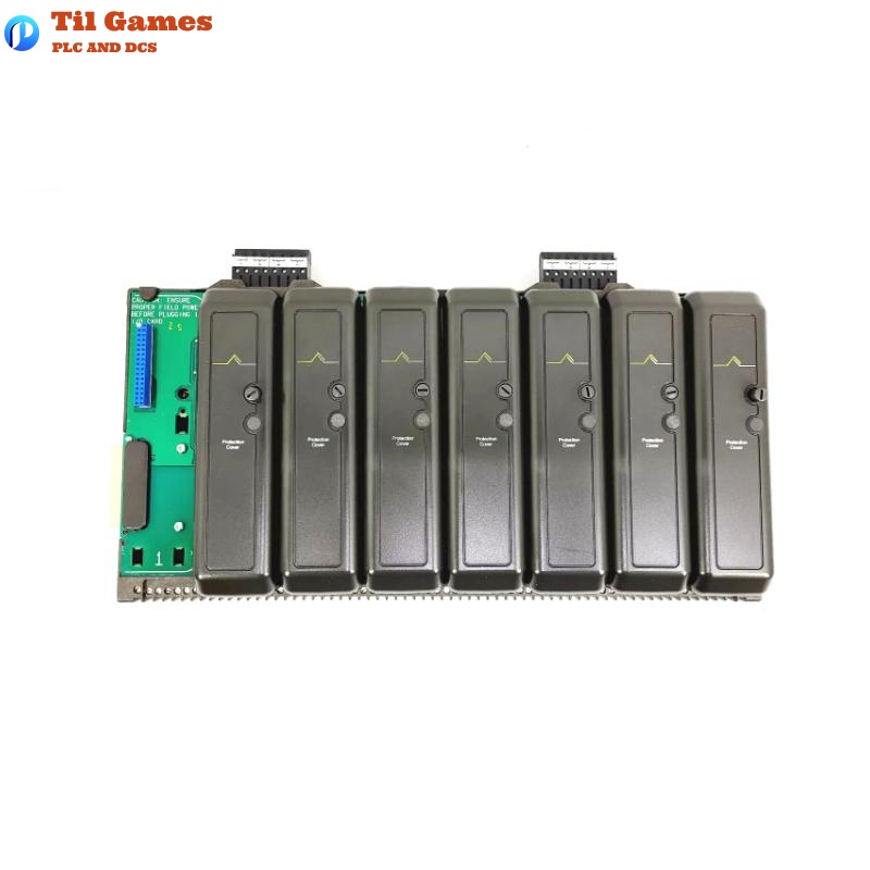 Emerson KJ4001X1-BE1 12P0818X072 8-Wide I/O Carrier with Shield Bar