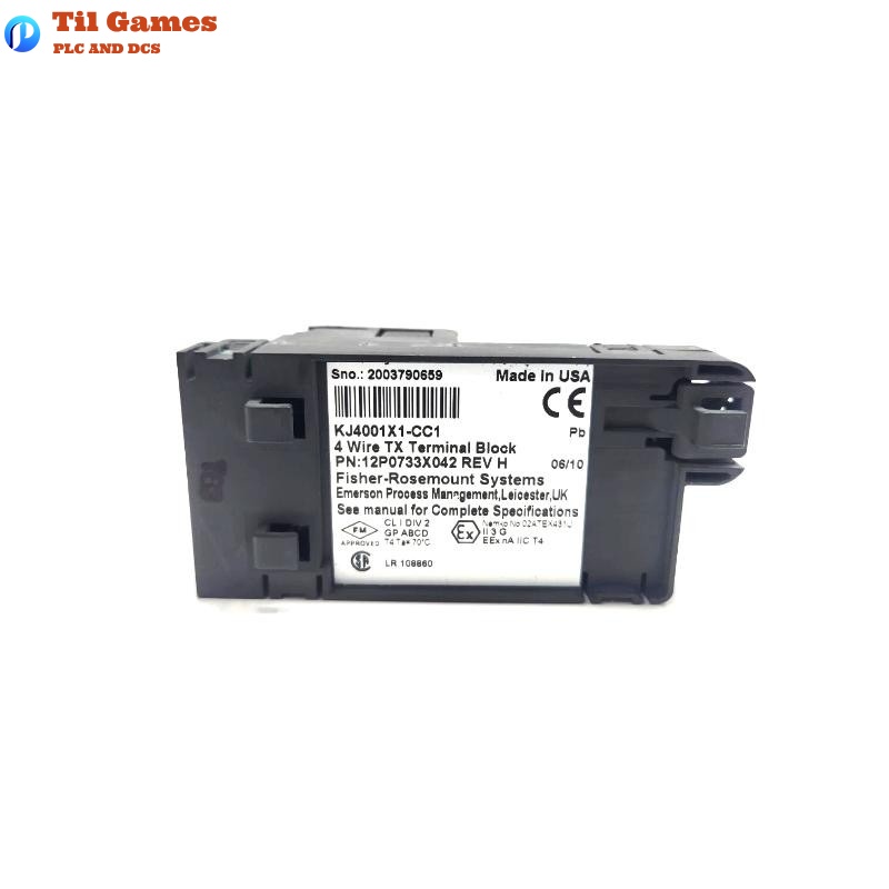 Emerson KJ4001X1-CC1 4-Wire I/O Terminal Block