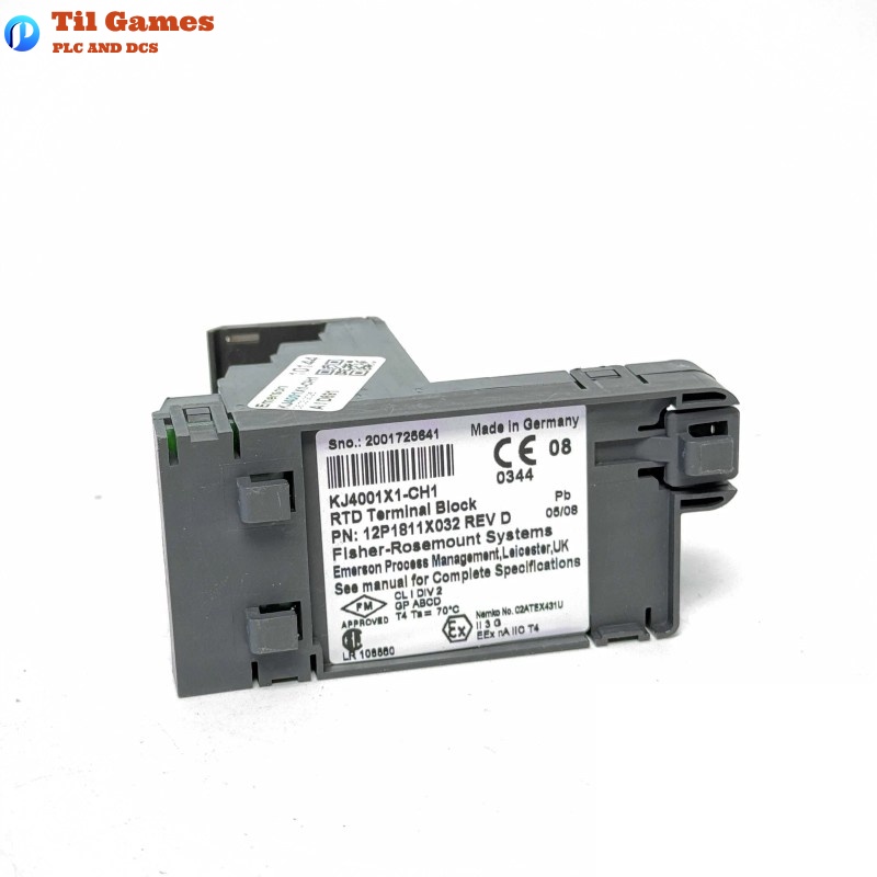 Emerson KJ4001X1-CH1 RTD Terminal Emerson KJ4001X1-CH1 RTD Terminal