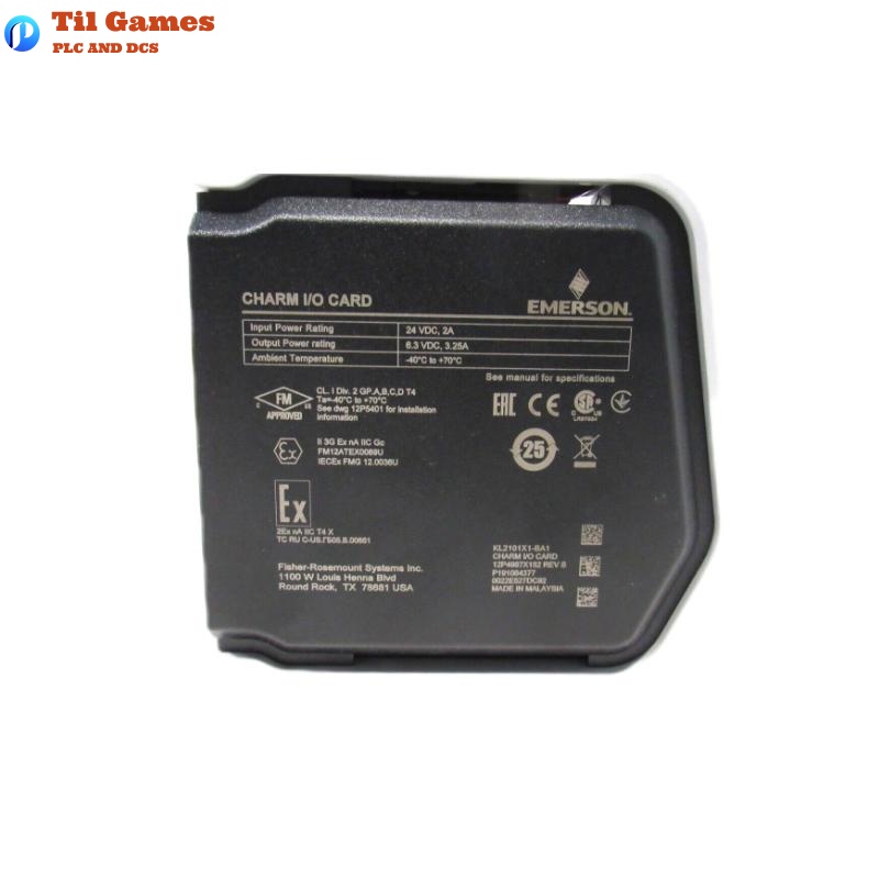 Emerson KL2101X1-BA1 CHARM I/O Card (CIOC)