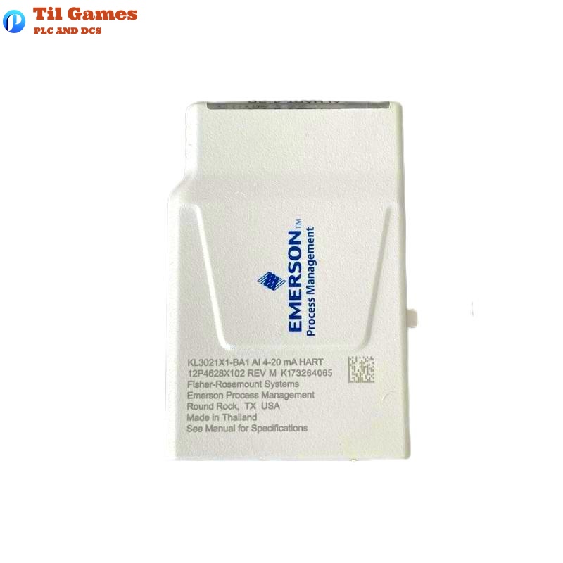 Emerson KL3021X1-BA1 Analog Input 4-20mA HART CHARM