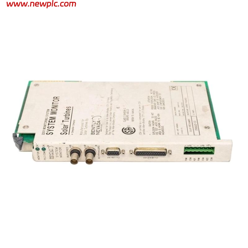 Bently Nevada 135462-01 190662-13 2 Channel Monitor Solar Turbine