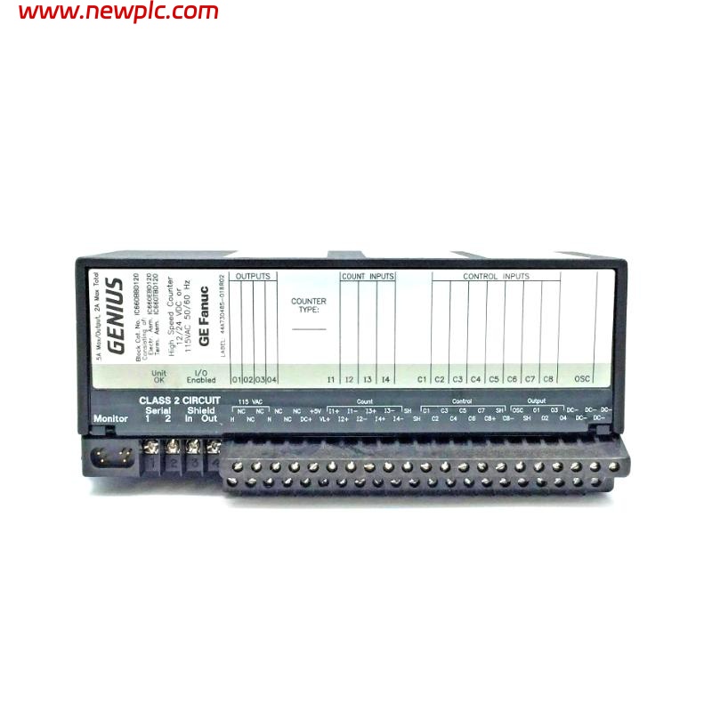 GE IC660BBD120 Genius High Speed Counter Block