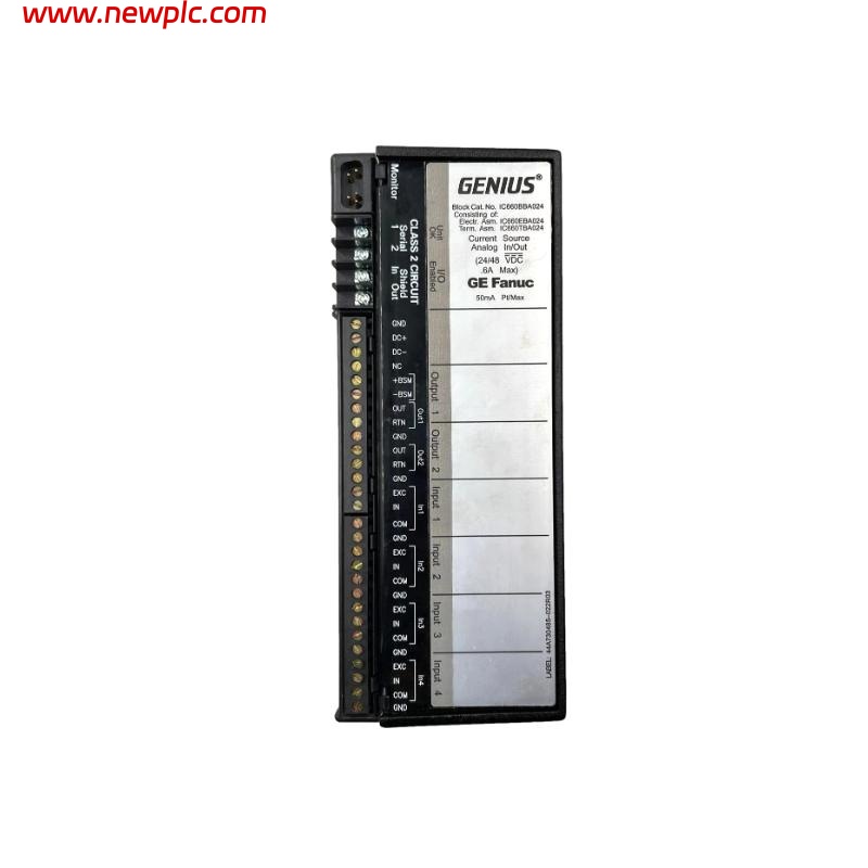 GE Fanuc IC660EBA024 I/O Block Electronics
