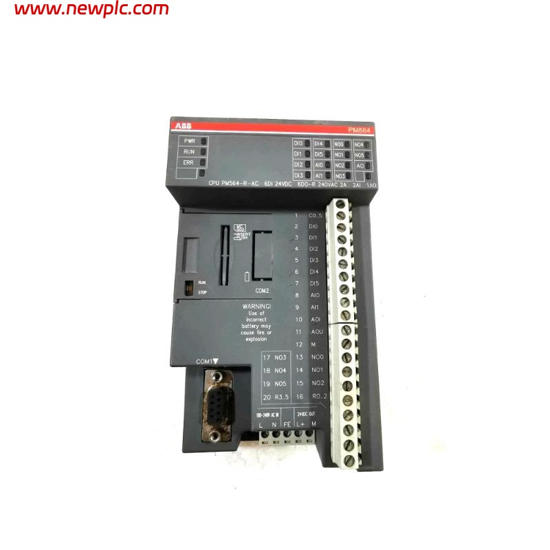 ABB PM564-R-AC 1TNE968900R1220 AC500 PLC Processor Module