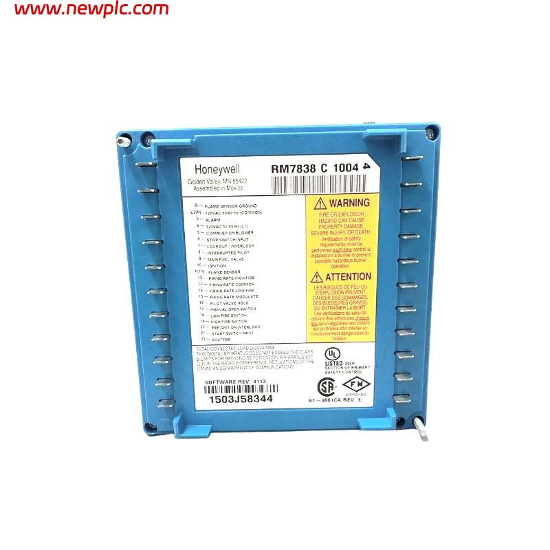 Honeywell RM7838C1004 Burner Control